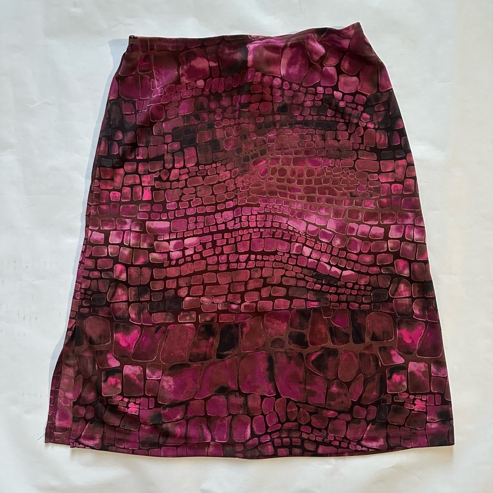 Pink Patterned Women's Skirt